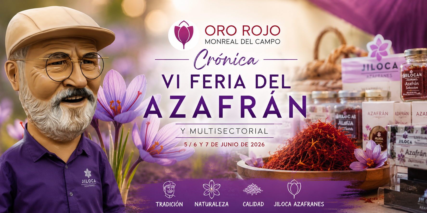 Image from the chronicle of the 6th saffron fair in Monreal del Campo